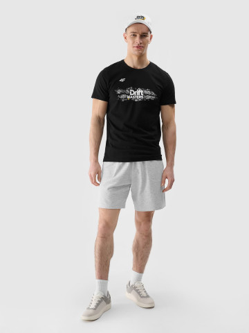 Drift Masters T-Shirt – Unisex, Tire Track Print, 100% Cotton