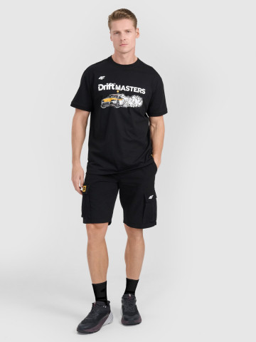 Drift Masters T-Shirt – Unisex Cotton Tee in Yellow, White, or Black