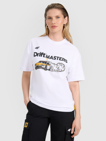 Drift Masters T-Shirt – Unisex Cotton Tee in Yellow, White, or Black