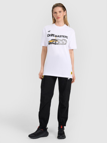 Drift Masters T-Shirt – Unisex Cotton Tee in Yellow, White, or Black